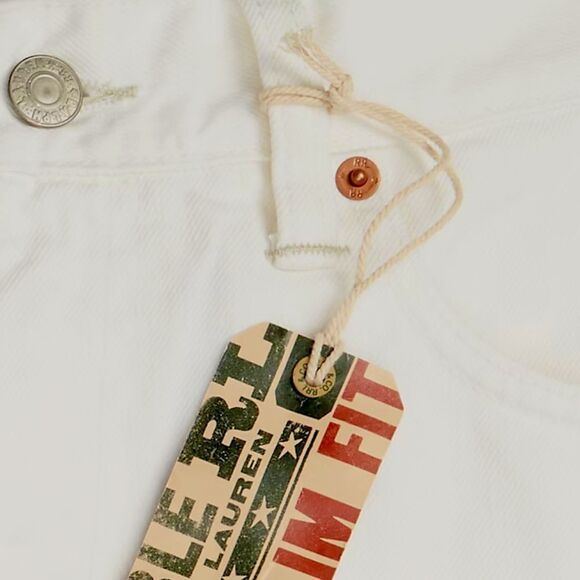 RRL Seeded Natural Japanese Selvedge Slim Straight-Leg Jean - Sample - Picture 12 of 13